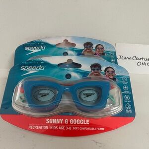 NEW Speedo Unisex-Child Swim Goggles Sunny G Ages 3-8, Sunglass style Goggle NEW